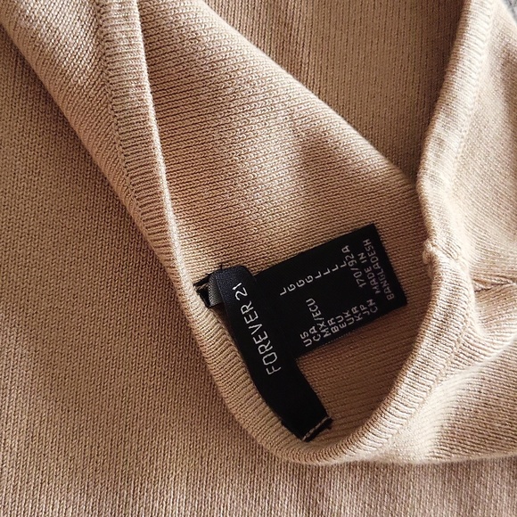 Beige one shoulder dress - Picture 3 of 3